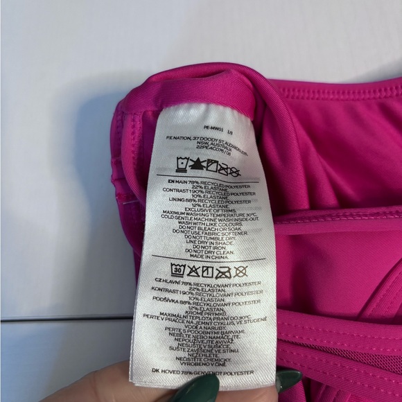 P.E Nation Pink High Impact Sports Bra Size S - Picture 4 of 6